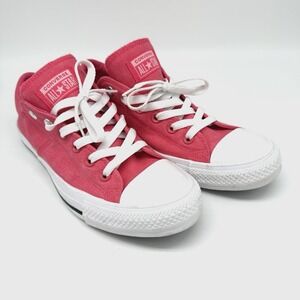 Converse Women's All Star Shoes Size 9‎ Madison Low Pink Canvas Sneakers